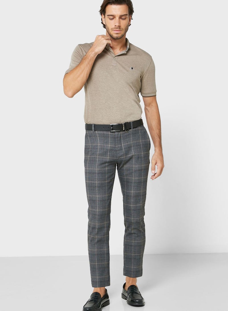 Robert Wood Slub Polo Shirt - Image 4