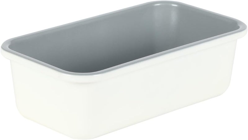 Sur La Table أدوات المطبخ الأساسية - صينية خبز غير لاصقة 9 × 5 بوصة خالية من PFOA و PFAS و PTFE - أبيض كتان - Image 1