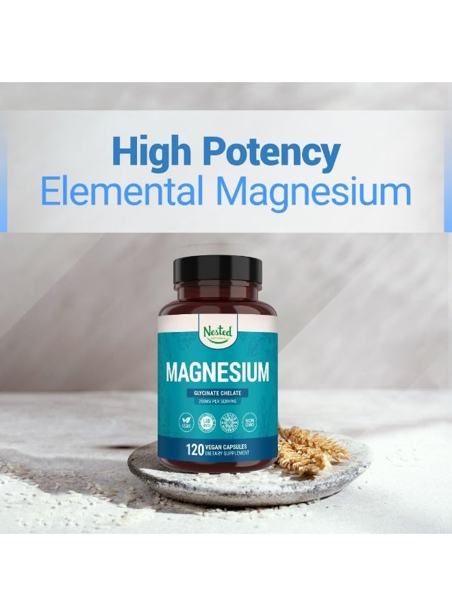 Nested Naturals Magnesium Glycinate Chelate 200 mg - Image 5