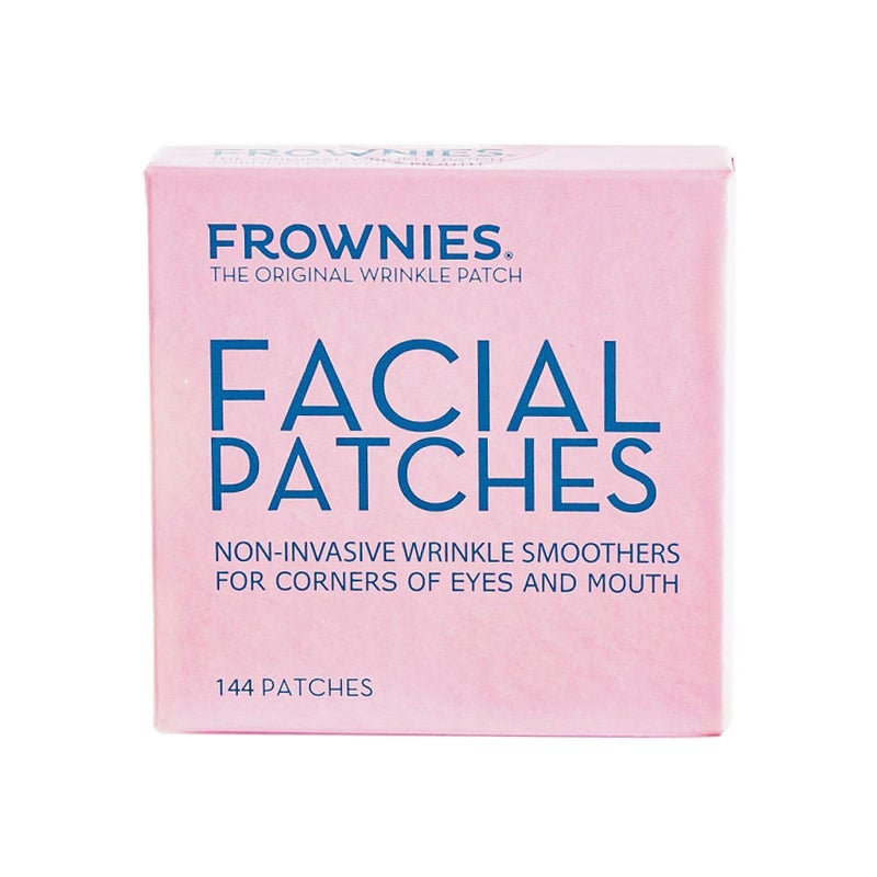 Frownies Facial Patches for Wrinkles on the Corner of Eyes & Mouth - Hypoallergenic Anti-Wrinkle Face Tape - Wrinkle Patch to Smooth & Soften Crow’s Feet & Smile Lines - For Overnight Use, 144 Patches - Image 1
