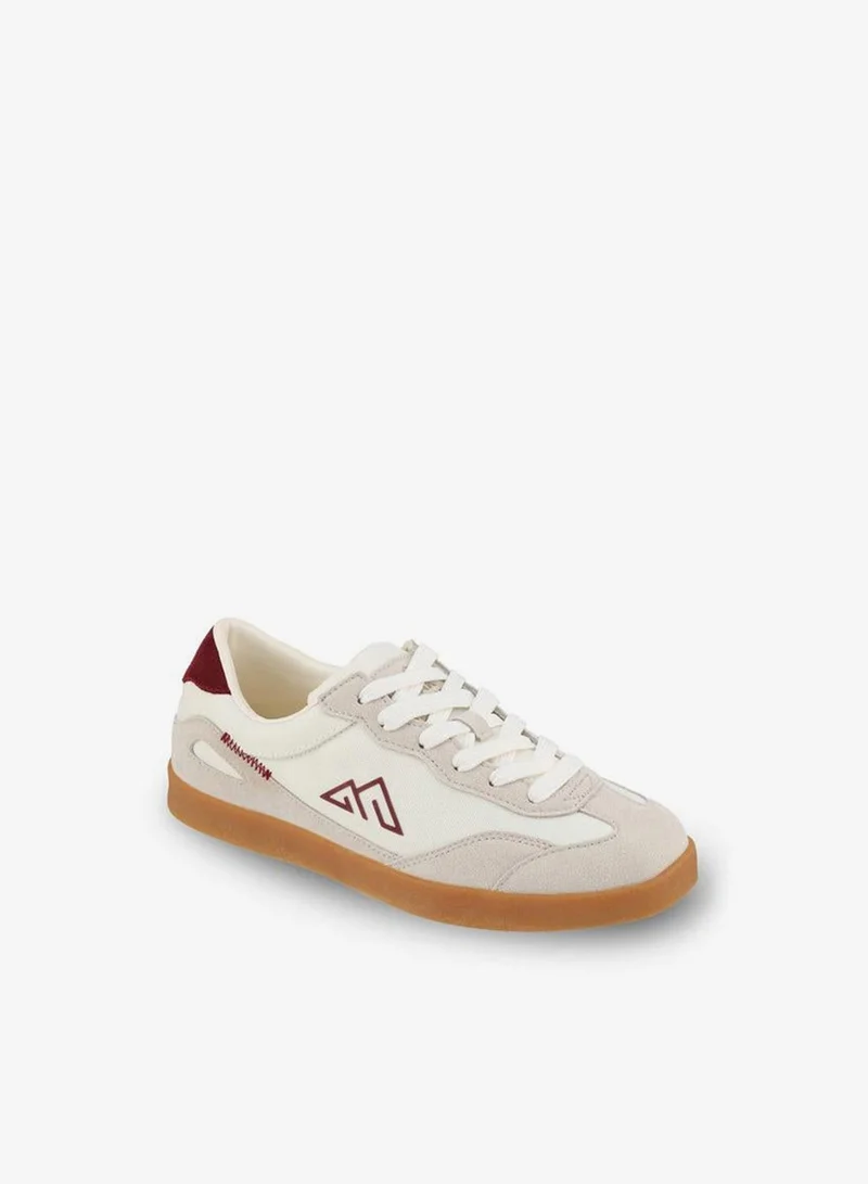 Oaklan By Shoexpress BEIGE Girls Colourblock Lace-Up Ankle Sneakers for Women | Best Price UAE