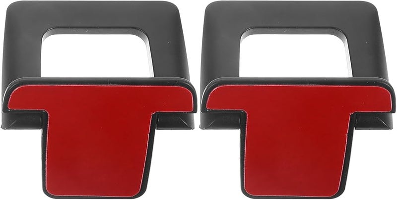 2Pcs Black Adjustable Laptop Stand Portable Cooling Rack for Desk Use - Image 1