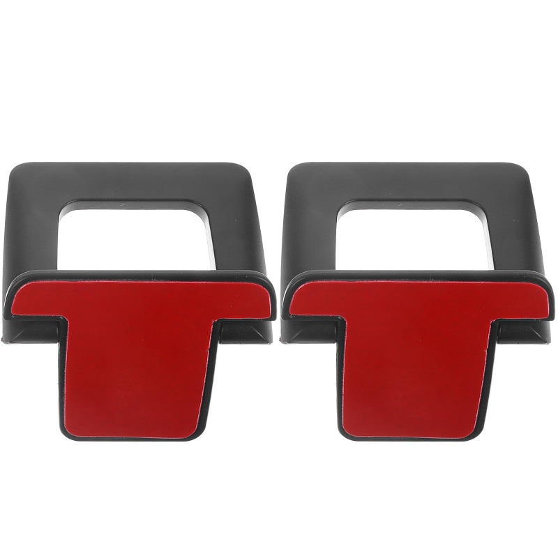 2Pcs Black Adjustable Laptop Stand Portable Cooling Rack for Desk Use - Image 2