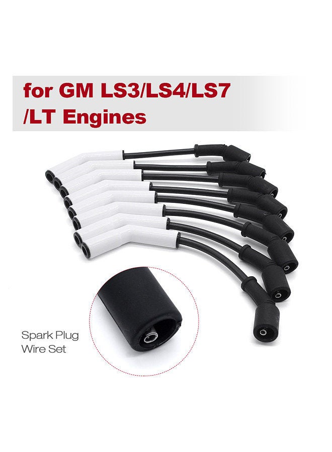 ACCEL 9070C Spark Plug Wire Set - Extreme 9000 Ceramic Boot - for GM LS3/LS4/LS7/LT Engines