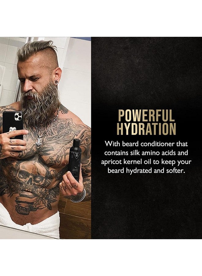 ذا بيرد سترجل بلسم اللحية من ماركسمان، مجموعة فايكنغ ستورم سيلفر، يغذي وينعم ويقوي بلسم اللحية وتألقها للرجال (8 أونصة سائلة) - Image 4