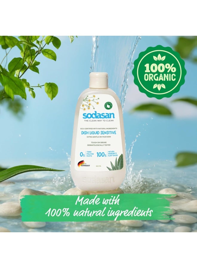 Sodasan 100% Natural Dish Liquid Sensitive 500g - Image 3