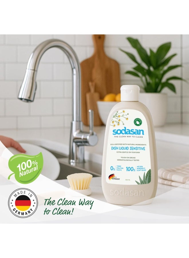 Sodasan 100% Natural Dish Liquid Sensitive 500g - Image 5