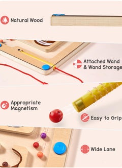 Joshberg Magnetic Color and Number Maze Puzzle Board Game for Toddlers Toddler Activities Counting & Matching Games,Learning Fine Motor Skills for Preschoolers  - Image 5