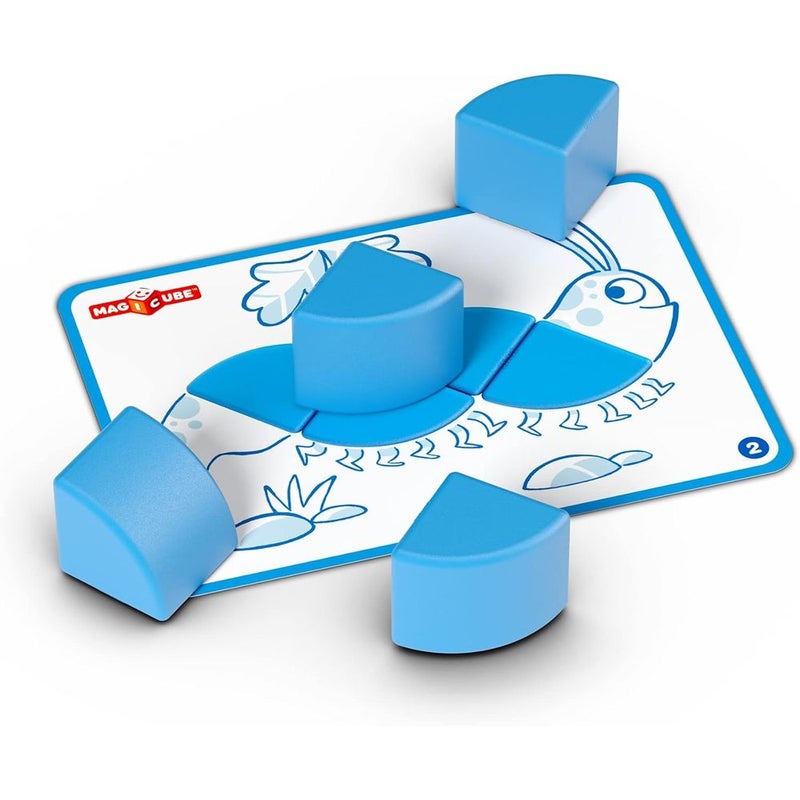 جيوماغ مكعبات المغناطيسية لبناء مع الكروت 16 قطعة - 302 - Image 4