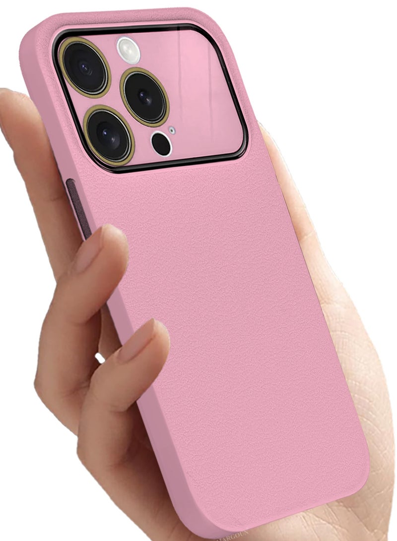 CATANES Hard Silicone Case Cover for Apple iPhone 14 Pro Max - Cover with Camera Protection Bumper - Auto Focus Design - Pink - Image 3