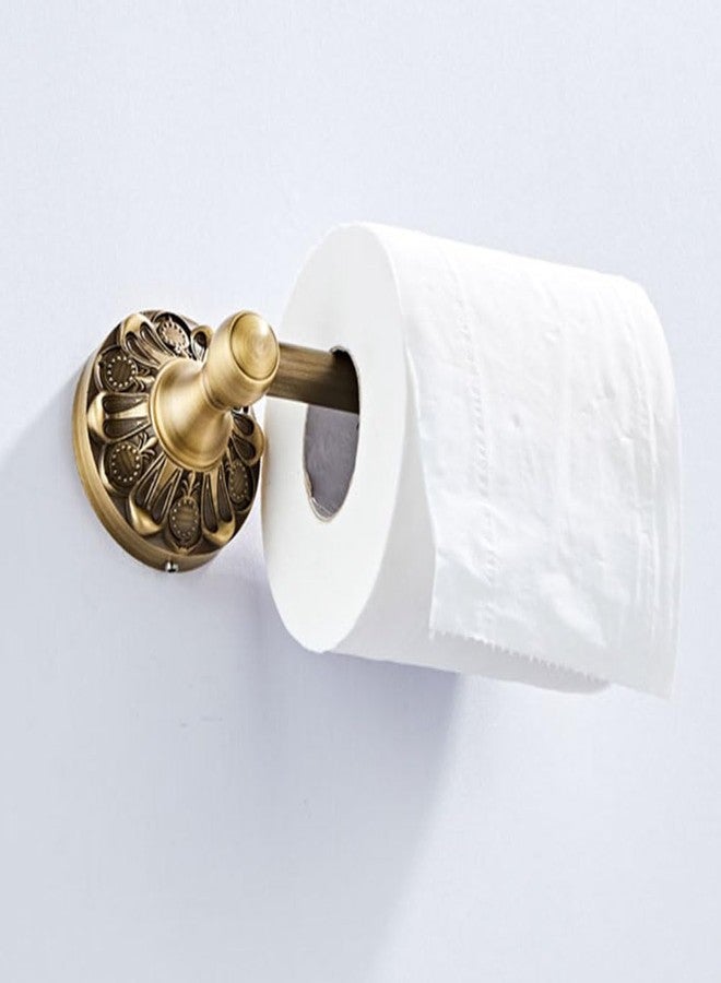 Celbon Antique Toilet Roll Holder Brass Material Toilet Paper Holder for Loo Roll Bathroom Paper Tissue Bar 20cm for Bathroom Toilet Paper Storage Brush Bronze … (Brush Bronze) - Image 4