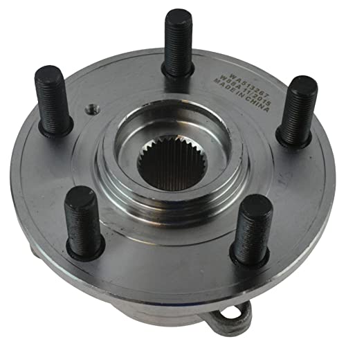 TRQ Front Passenger Side Wheel Bearing & Hub Assembly with ABS Sensor Compatible with 2007-2013 Acura MDX 2010-2013 ZDX 2009-2015 Honda Pilot - Image 5