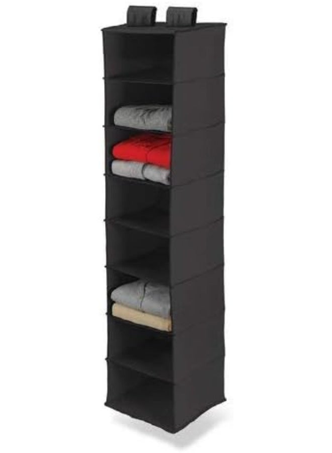 Honey Can Do 8 Shelf Hang Organizer- Black SFT-01246 Black - Image 2