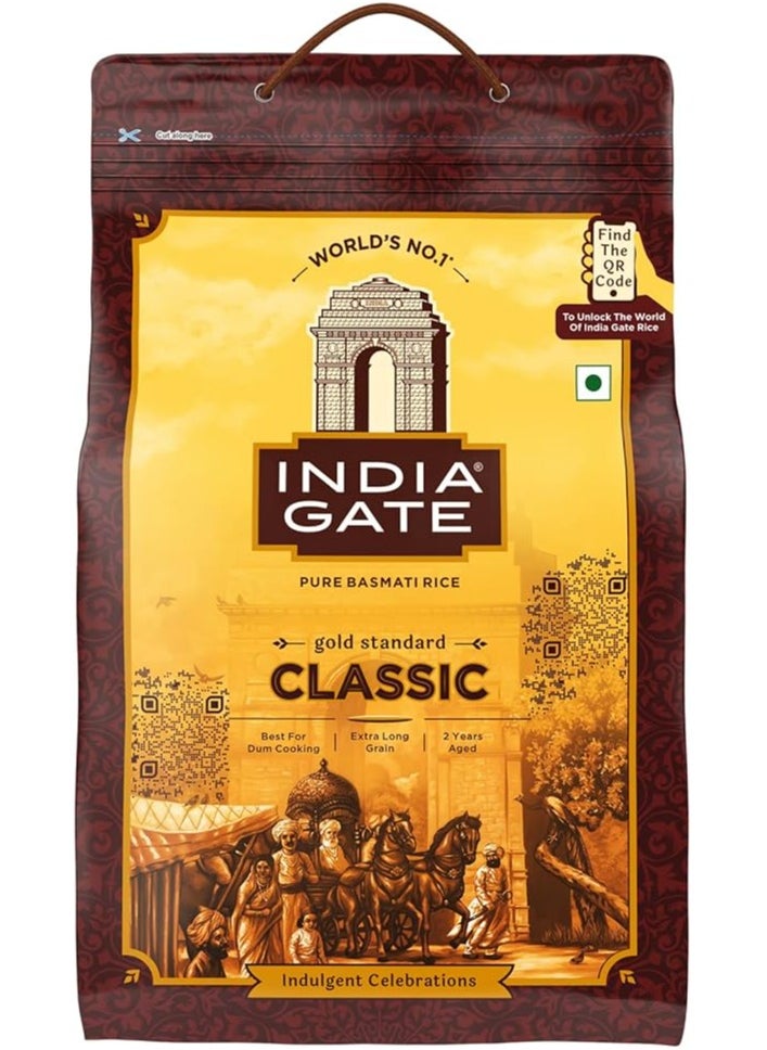 India Gate Classic Basmati Rice  5kg  - Image 1
