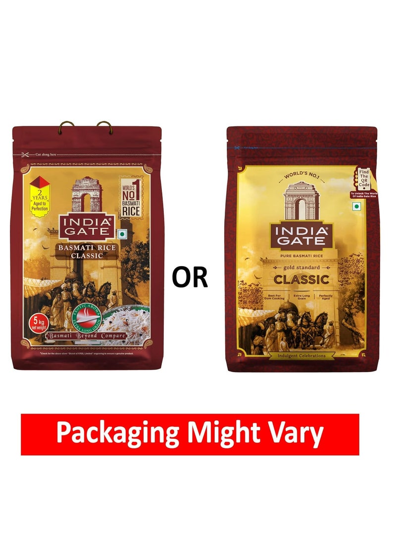 India Gate Classic Basmati Rice  5kg  - Image 2