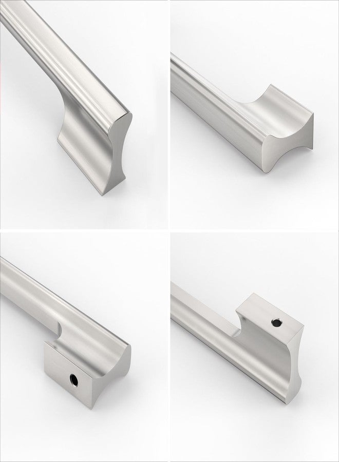 9BUILD 10 Pack Brushed Satin Nickel Cabinet Pulls 5 Inch Cabinet Handles Kitchen Cabinet Hardware Kitchen Handles for Cabinets Kitchen Pulls Drawer Handle - Image 5