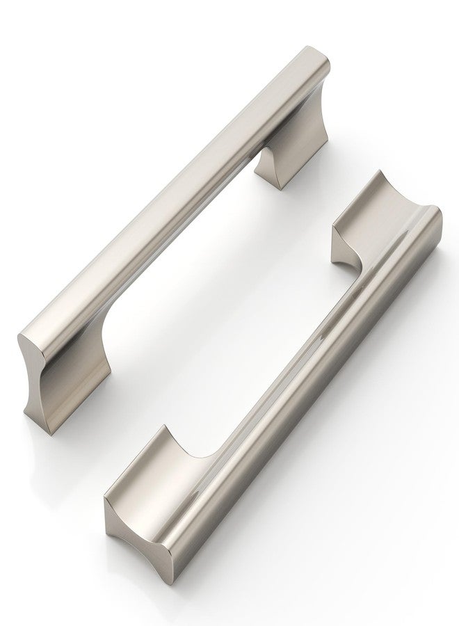 9BUILD 10 Pack Brushed Satin Nickel Cabinet Pulls 5 Inch Cabinet Handles Kitchen Cabinet Hardware Kitchen Handles for Cabinets Kitchen Pulls Drawer Handle - Image 1