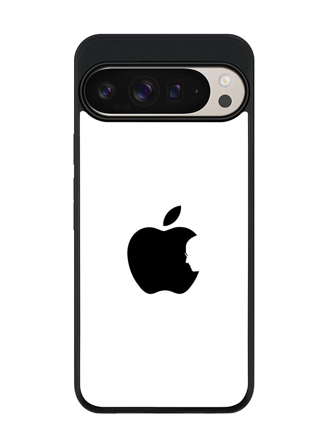 Stylizedd For Google Pixel 9 Pro XL Case,Slim fit Camera Protection, Shockproof Thin Phone cover - Steve's Apple - White - Image 1