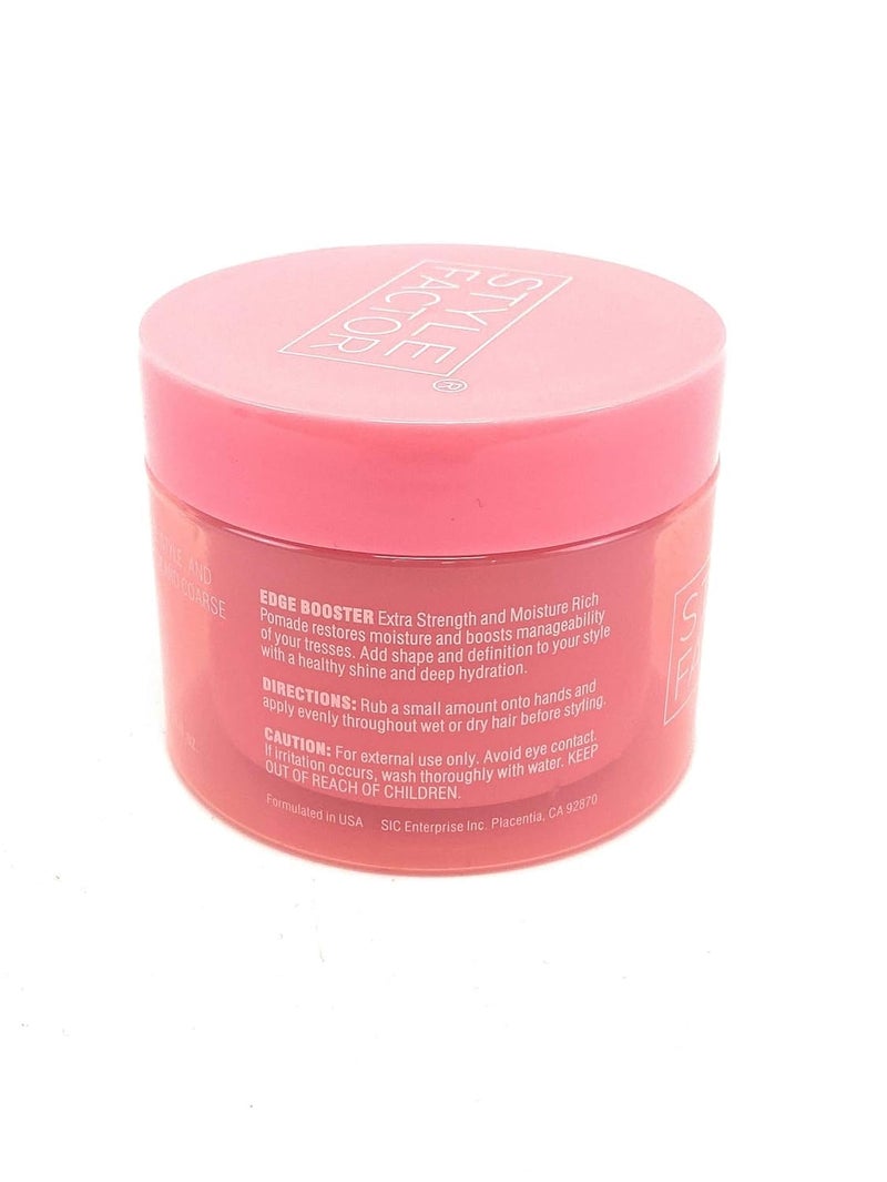 EDGEBOOSTER Style Factor Edge Booster Strong Hold Water-Based Pomade - Super Shine & Moisture 3.38oz (PINK SAPPHIRE) - Image 5