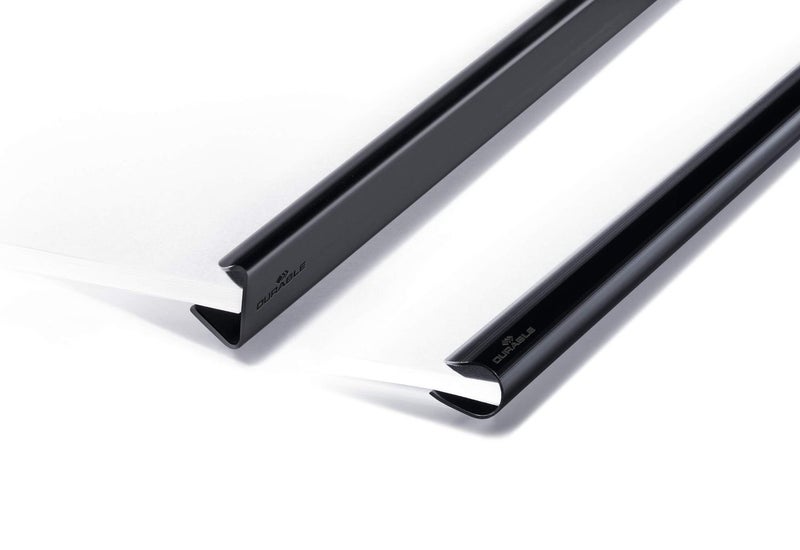 Durable File Binding Bar A4 – 6 mm Spine Bars, Pack of 100 | Secure 60-Sheet Binding with Rounded Corners for Smooth Insertion, 297 mm Length, 15 mm Side Width - Image 2