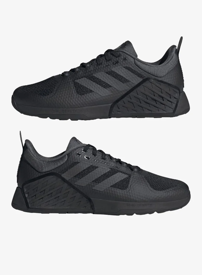 adidas حذاء تدريب دروب سيت  أسود للجنسين مقاس .