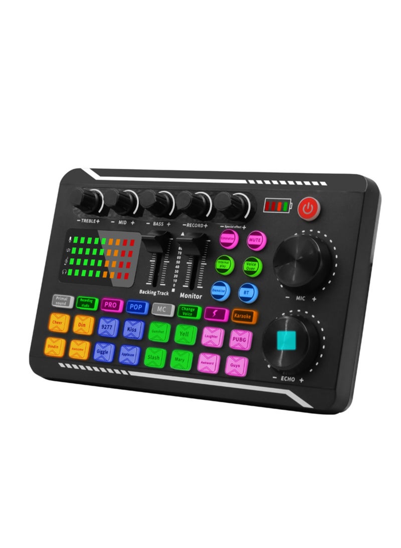 بطاقة صوت ذكية F998 لتقليل الضوضاء وبث الصوت المباشر وتعديل الصوت لمعدات البث الكهربائي للهواتف وأجهزة الكمبيوتر - Image 2