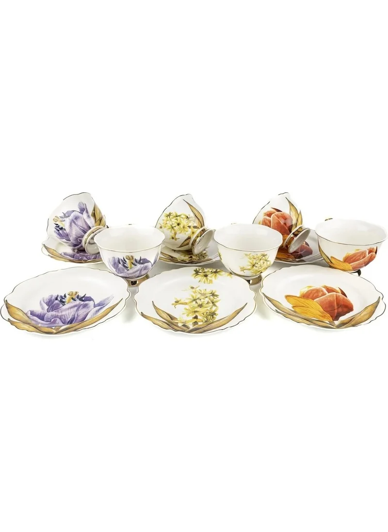 Mikasa Moor Fiore Floral 6-Piece Teacup Set 200cc