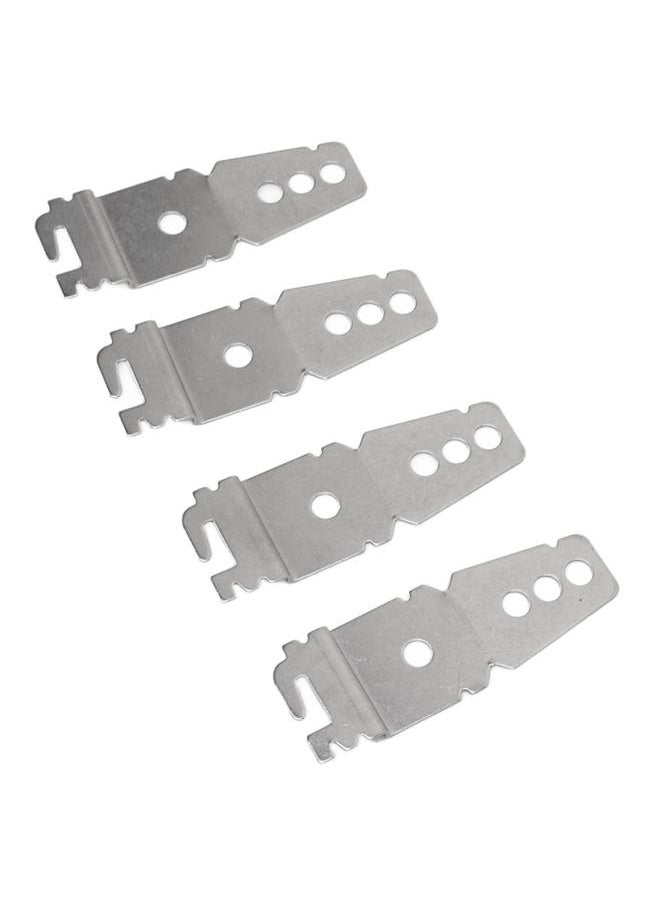 Thoraya 4pcs Dishwasher Mounting Bracket Stainless Steel with Screws Undercounter Dishwasher Mounting Bracket for Sears for Maytag for Bosch for Jenn Air  - Image 2