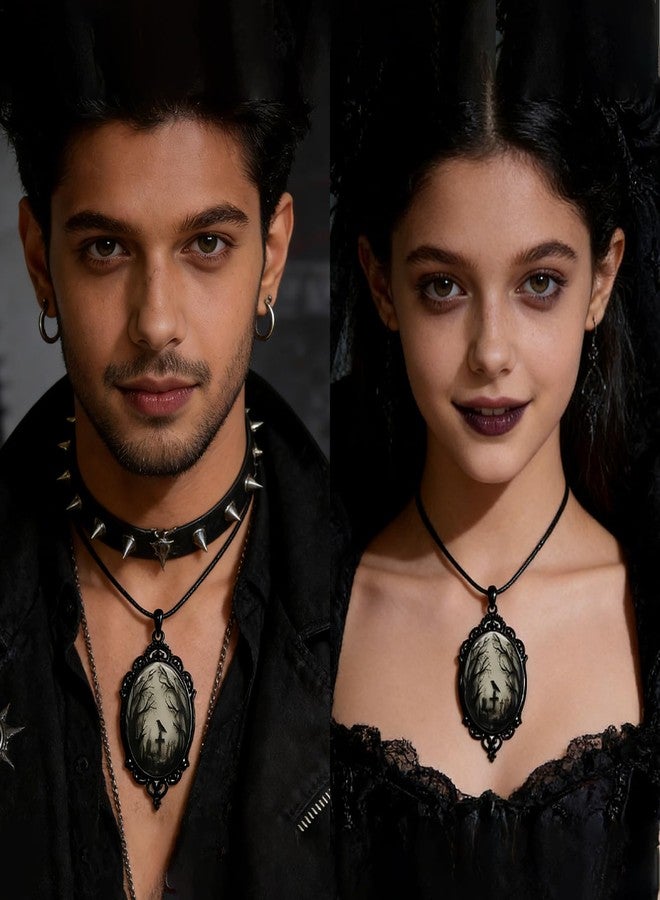 FFZDENA Gothic Jewellery, Gothic Cross Necklace for Women and Men, Electroplated Alloy Gothic Jewelry, Perfect for Witchcore Outfits and Layering, Unique Gothic Gifts for Alternative Style Occasions - Image 3