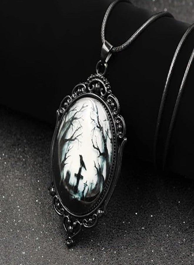 FFZDENA Gothic Jewellery, Gothic Cross Necklace for Women and Men, Electroplated Alloy Gothic Jewelry, Perfect for Witchcore Outfits and Layering, Unique Gothic Gifts for Alternative Style Occasions - Image 5