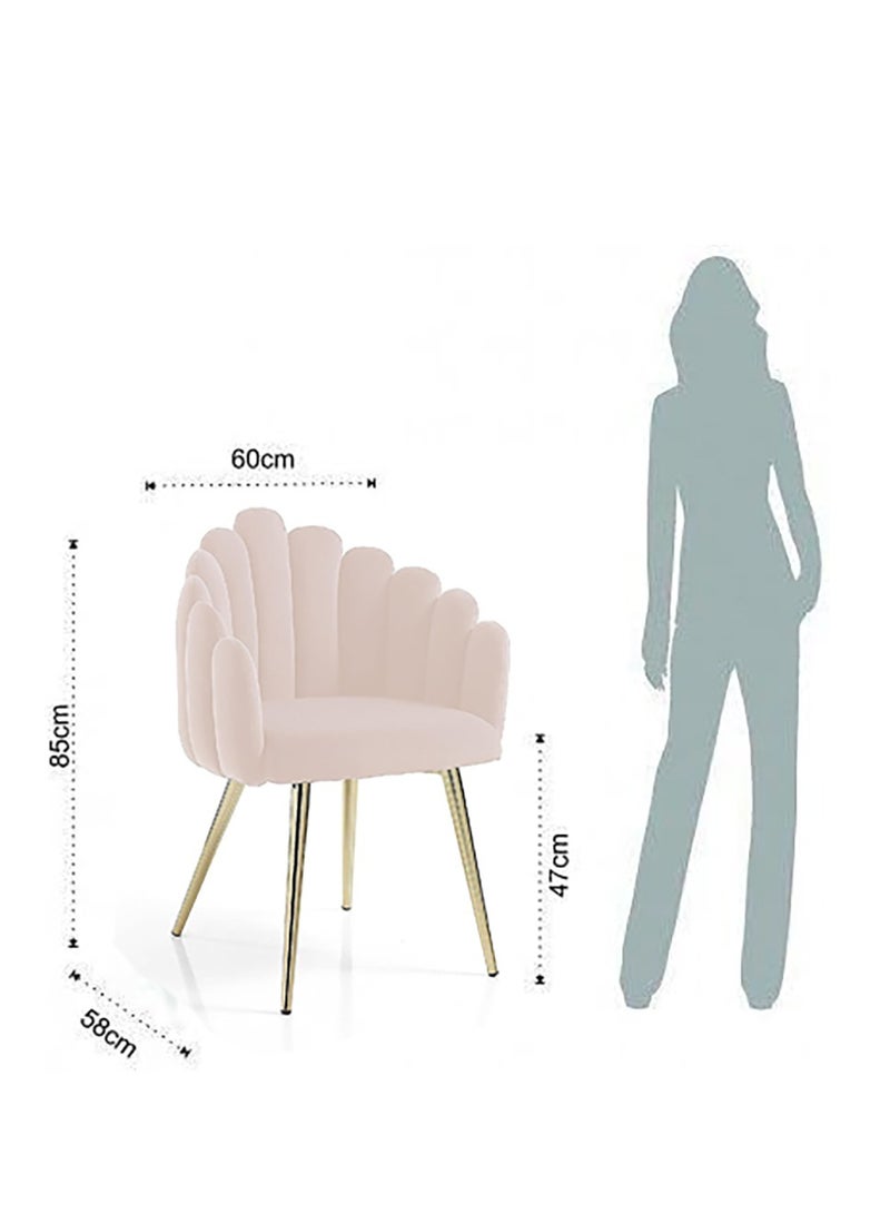 Ripple FURNITURE Accent Chair Luxury Design Cozy Velvet Chair Saloon Chair Living Room Chair  - Image 2