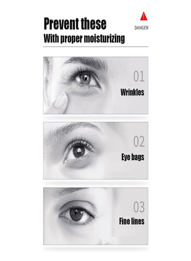 JOMTAM Moisturizing Elastic Eye Cream Relax Eye Skin Anti-Aging Hydrate Delicate Smooth Under Eye Bags Forehead Wrinkles Fine Lines 3ml x 2pcs - Image 5
