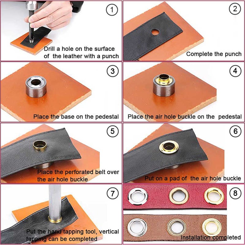 ™ Tool set for Grommet/Eyelet Large size 22.5 mm (14/16 inch) | for Tarpaulin, Banners, Leather bags etc | One Set