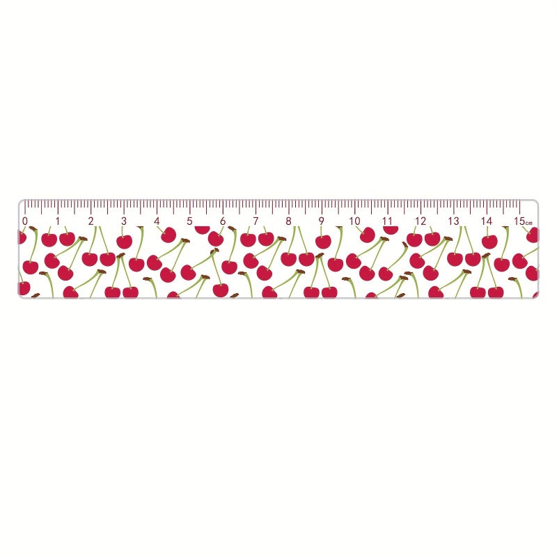 Transparent Acrylic 5.91inch School Ruler Model 04 With Centimeter Scale Easy Read - Image 5
