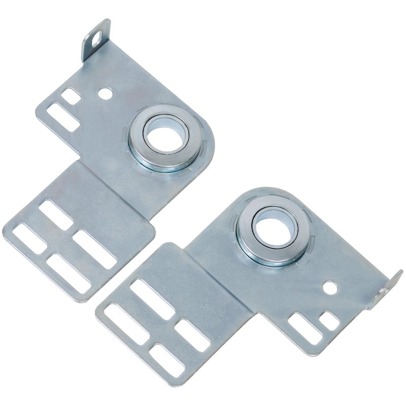Granatan 3 3/8" Bearing End Plates Brackets, Residential Brackets for 2" Track Wood or Steel Doors, Garage Door Parts, One Pair Bearing Bracket - Image 1