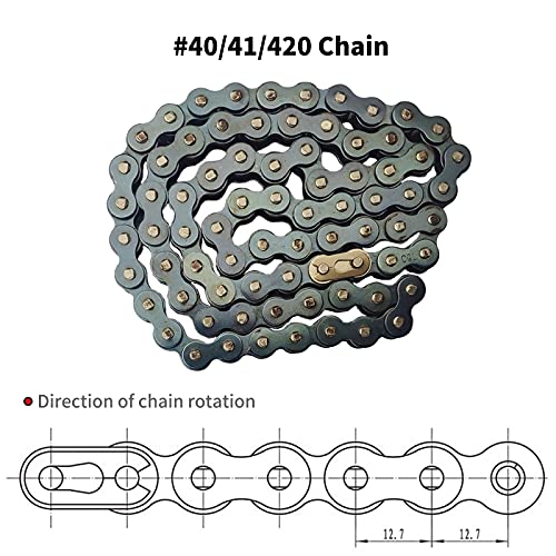 Carkio Go Kart Centrifugal Clutch 3/4" Bore 10 Teeth Inner Hole 19.05mm with #40/41/420 Chain Durable Centrifugal Clutch Compatible with Go-Kart Bike Engine - Black - Image 3