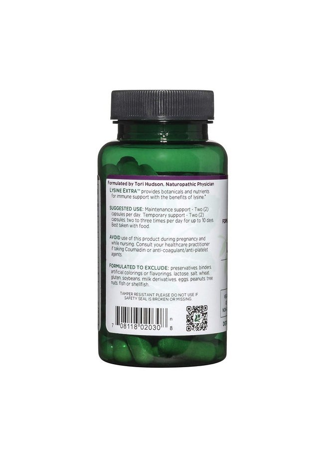 Vitanica Lysine Extra Immune System Support Vegan 60 Count  - Image 4
