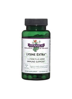Lysine Extra Immune System Support Vegan 60 Count