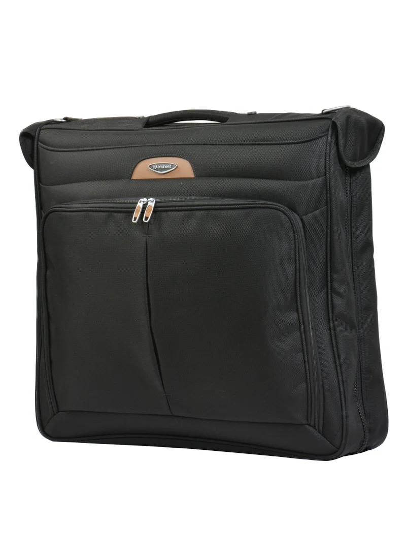 إيمينينت Garment Bags for Travel Large Suit Travel Bag for Men Women with Shoulder Strap Convertible Carry On Garment Bag Gift for Business Trip 2 in 1 Hanging Suitcase Luggage Bag for Travel Black S0180