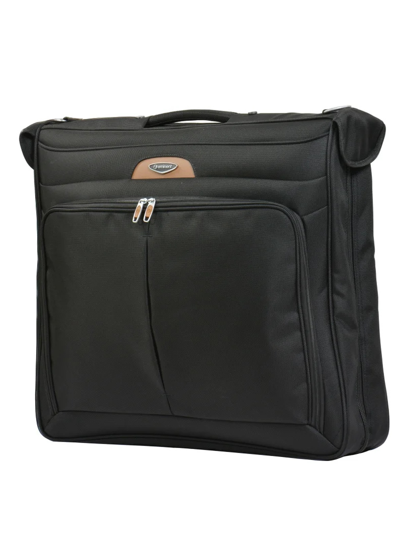 إيمينينت Garment Bags for Travel Large Suit Travel Bag for Men Women with Shoulder Strap Convertible Carry On Garment Bag Gift for Business Trip 2 in 1 Hanging Suitcase Luggage Bag for Travel Black S0180