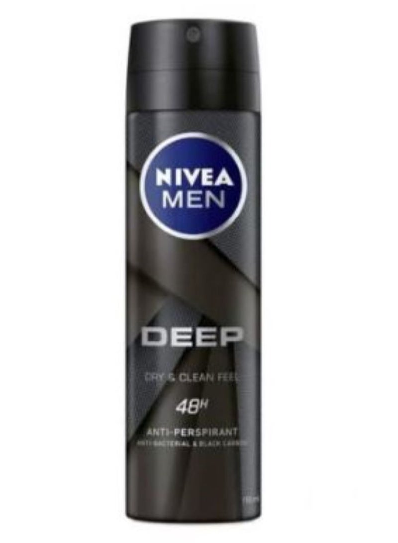 Nivea Deodorant Spray for Men Deep Dark Wood 150 ml