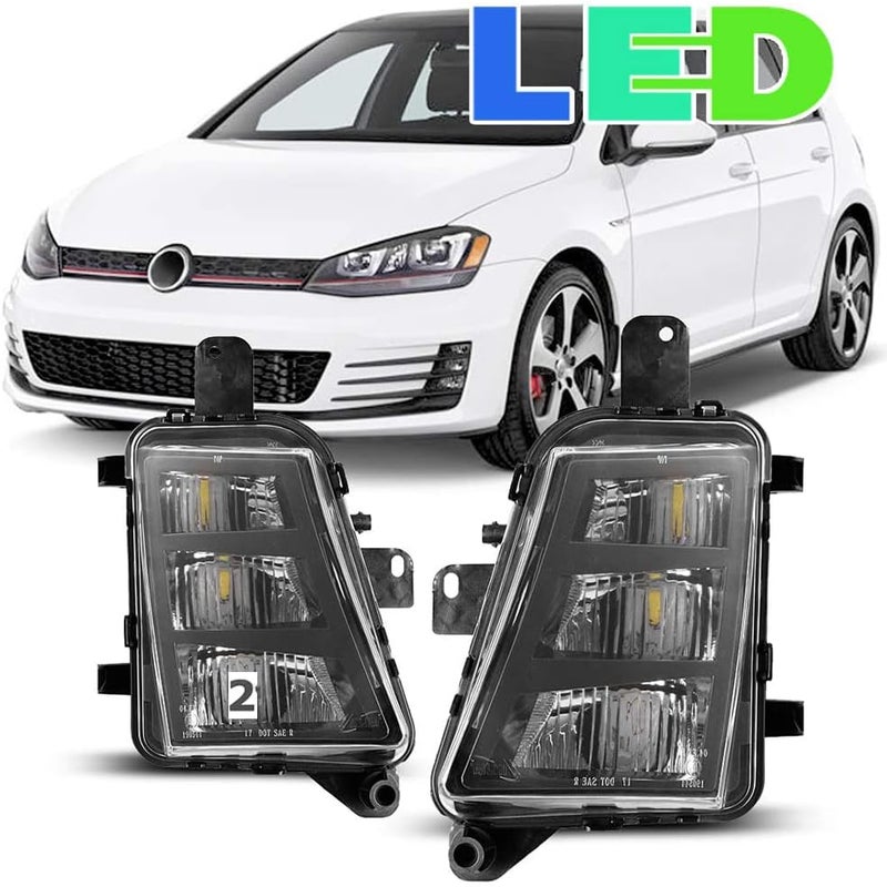 Winjet WJ30-0584-09 OEM Series LED Fog Lights for 2014-2017 Volkswagen GTI - Image 1