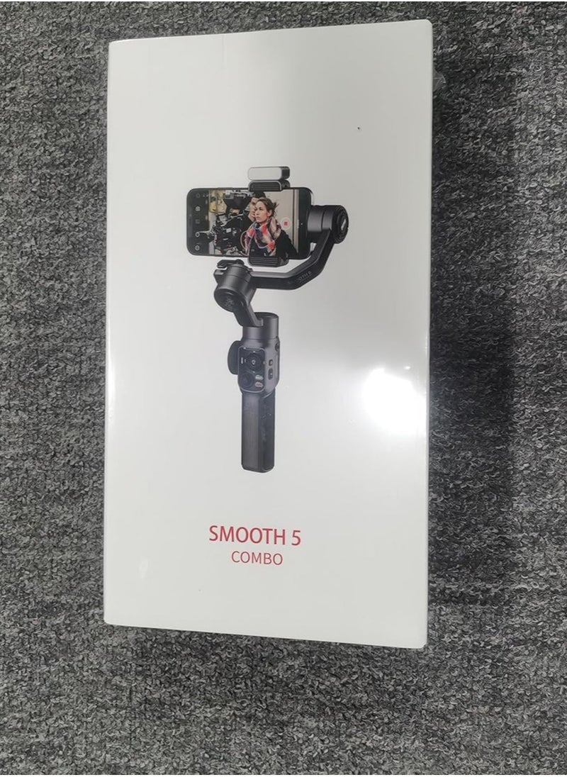 Zhiyun Smooth 5 Combo Professional 3-Axis Handheld Gimbal Stabilizer for Smartphone  - Image 3