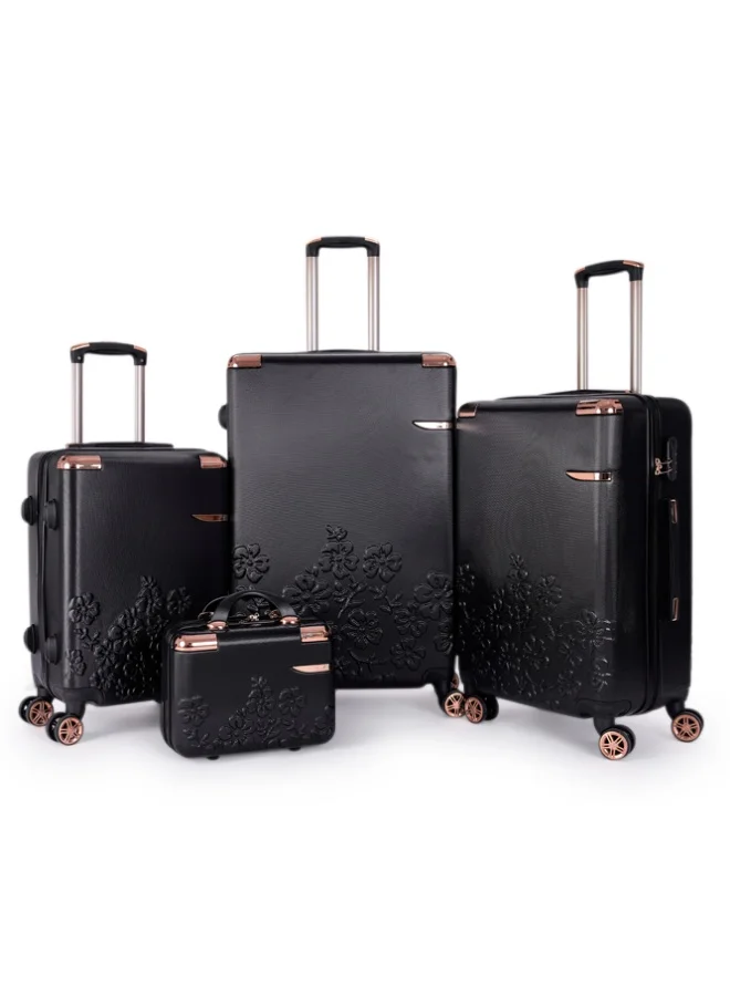 LIMRA A travel bag set consisting of 6 luggage bags Black color, size 32"/28"/24"/20"/15"/12 inches