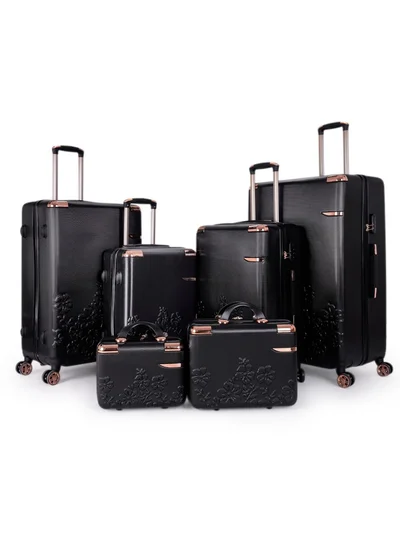LIMRA A travel bag set consisting of 6 luggage bags Black color, size 32"/28"/24"/20"/16"/12 inches