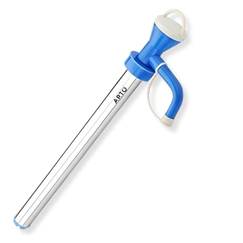 Arto Manual Hand Pump for Oil, Fuel and Other fluids for Kitchen, Garage, Useful for 15 litres Tin Cans, Bottle Fuel Transfer, Oil Dispenser Pump (Stainless Steel) - Image 5