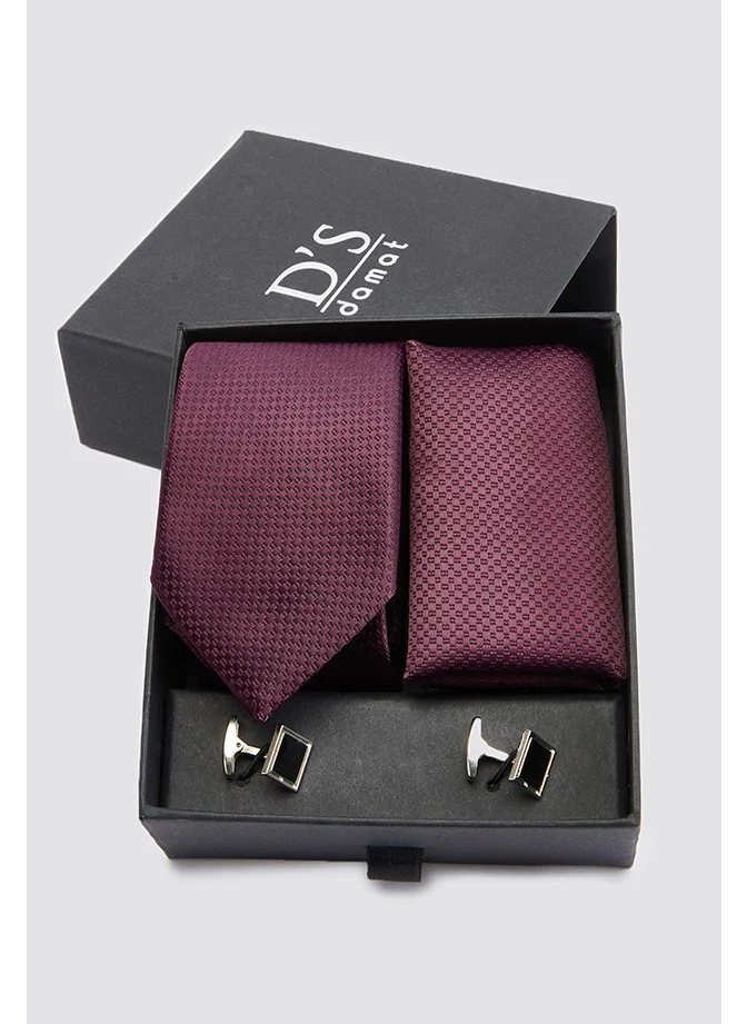 D'S DAMAT D'S Groom Standard Tie Handkerchief Cufflink Tie-Handkerchief Set 0HF1145SET04