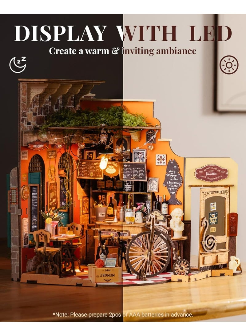 ROBOTIME Rolife Cheers Bar & Dining DIY Miniature House DG173 - Image 2