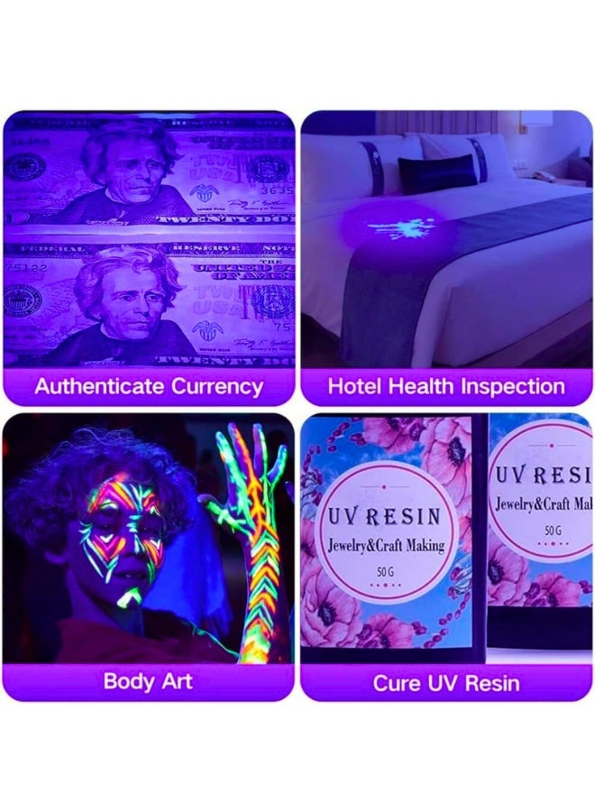 Chase Up UV Flashlight Black Light, 21 LED 395nm Ultraviolet Blacklight For Dog Urine,Pet Stains And Bed Bug, Portable Ultraviolet Light Detector, Mini Blacklight Pet Urine Detector (Small) - Image 3