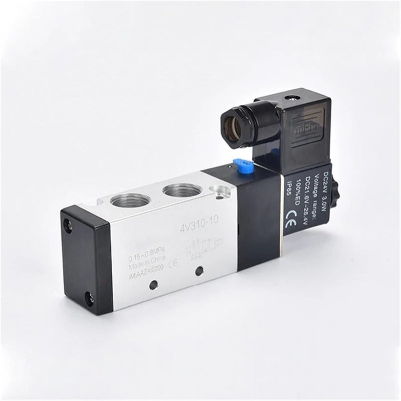 1pcsic صمام ملف لولبي كهربائي 5 اتجاهات موضعان هواء 4V210-08 4V310-10 12V 24V 220Vic(Dv12v) - Image 2